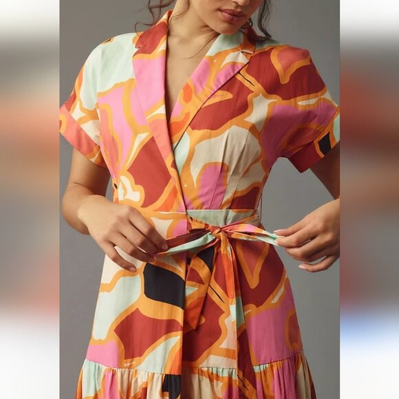 Hutch Multicolor Wrap Dress - Picture 2 of 8